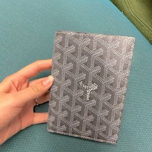 Goyard passport holder